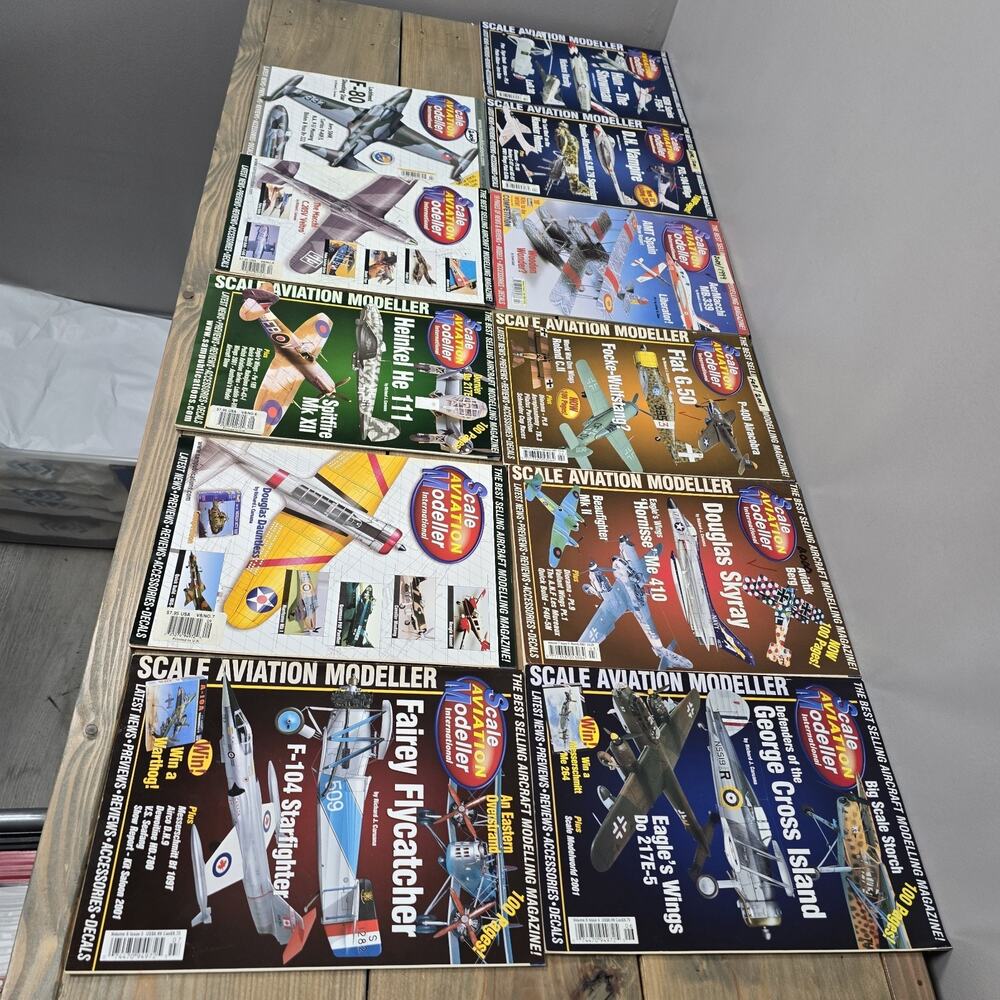 LOT of 11 - Scale Aviation Modeller International magazines SM29